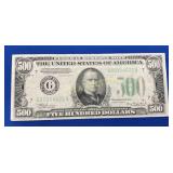 1934 A $500.00 BILL CHICAGO ILL.