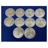 (10) UNC 2019 SILVER AMERICAN EAGLES