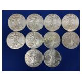 (10) UNC 2016 SILVER AMERICAN EAGLES