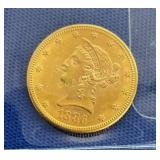 1886 $10 1/4 OZ GOLD LIBERTY HEAD