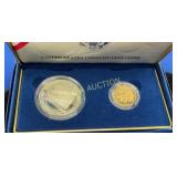 1987 $5 GOLD "W", $1 SILVER "S", CONSTITUTTION SET