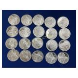 (20)1 OZ SILVER TOTAL 20 OZ 2015 YR OF RAM UNC