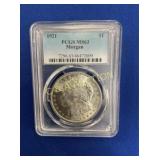 1921 PCGS MS63 MORGAN SILVER DOLLAR