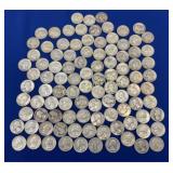 (100) PRE1964/OLDER SILVER QUARTERS