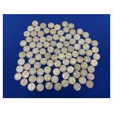 (100) PRE1964/OLDER SILVER WASHINGTON QUARTERS