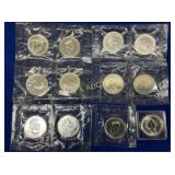 (12) 1 OZ SILVER MAPLE LEAF ROUNDS 12 OZ