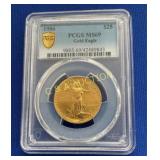 1986 $25 PCGS MS69 GOLD EAGLE
