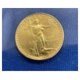 $25 1/2 OZ GOLD DOUBLE EAGLE