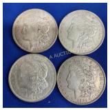 (4) 1921 MORGAN SILVER DOLLARS