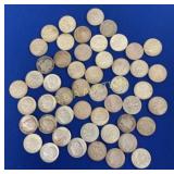 (50) PRE1964/OLDER SILVER DIMES