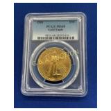 1989 $50 1 OZ PCGS MS68 GOLD DOUBLE EAGLE