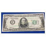1934A $500 BILL ATLANTA GA