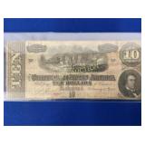 1864 $10 RICHMOND CONFEDERATE NOTE