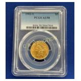 1902 S $5 PCGS AU58 1/10 OZ GOLD LIBERTY HEAD