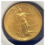 $5 1/10 OZ GOLD DOUBLE EAGLE