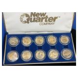 (10) THE NEW QUARTERS CO. SET STATE QUARTERS