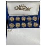 (10) THE NEW QUARTER CO. SET QUARTERS