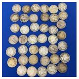 (40) PRE1964/OLDER SILVER QUARTERS