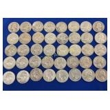 (40) PRE1964/OLDER SILVER QUARTERS