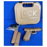 465EP  GLOCK 19X 9MM (TAN) EXTRA CLIPS NIB