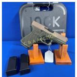 737EP NIB GLOCK 19 9MM 15RDS LEAF PATTERN 2 TONE