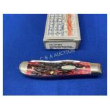 CASE XX CRIMSON RED BONE PEACH JIG MINI TRAPPER