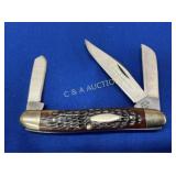 CASE XX  RAZOR EDGE 3 BLADE KNIFE 6347 HP SSP