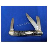 CASE XX 3 BLADE KNIFE 6318HE