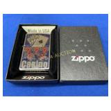 ZIPPO 29633 FUSHION CASINO W/ CARDS GRAPHICS
