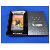 ZIPPO LIGHTER 49180 ZORRO SUNSET ON HORSE
