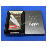 CASEXX ZIPPO W/POCKET KNIFE 150 TRANSITION TRAPPER