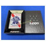 ZIPPO LIGHTER PABST BLUE RIBBON