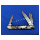 CASE XX 3 BLADE KNIFE 6318HE