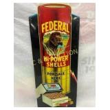 SST EMB. FEDERAL SHOTGUN SHELLS SIGN (CONTEMPORARY