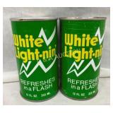 (2) 12OZ WHITE LIGHT-NIN CANS