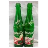 (2) 10OZ MT. DEW BOTTLES W/ WILLIE