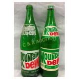 (1) 32 OZ  (1) 25 OZ MT DEW BOTTLES