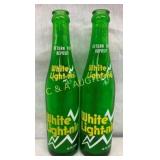 (2) 10 OZ WHITE-LIGHT-NIN BOTTLES