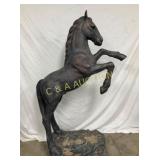 CAST ALUM. HORSE 37X69