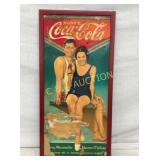 FRAMED COCA COLA CB 15 1/2X31 1/2