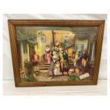 1916 TIN LITHO PIEDMONT CIG. "WASHINGTON"30X24