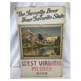 C.B WV PILSNER BEER ADV. 14X22