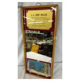 J.J (JAKE) MILLER MIRROR AD W/ THERM. 8X18