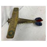 WINDUP US MARINES AIRPLANE 17 1/2"