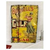 SST EMB. 5C BUSHNELL CIGARS SIGN 19 1/2X28