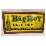 SST 5C EMB. BIG BOY PALE DRY SIGN 20 1/2X11