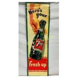 SST EMB. VERTICAL 7UP SIGN 13X43 NICE GRAPHICS