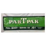 SST EMB. PAR-T-PAK BEV. SIGN 54X18