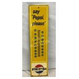 1964 SAY PEPSI PLEASE THERMOMETER
