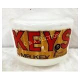 WHITE MILKGLASS KEYS SHADE 8X6